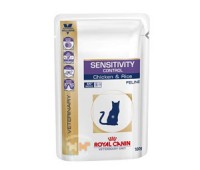 Royal Canin Sensitivity Control  Диета для кошек при пищевой аллергии, непереносимости. пауч 100гр*12шт