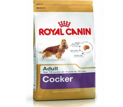 Royal Canin Cocker Adult корм для собак породы кокер-спаниель в возрасте от 12 месяцев