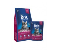 Brit Premium Adult Chicken для взрослых кошек с курицей