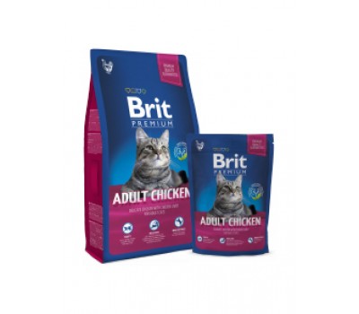 Brit Premium Adult Chicken для взрослых кошек с курицей