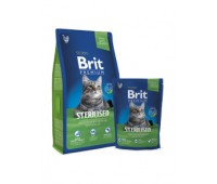 Brit Premium Cat Sterilized для Стерилизованных Кошек с Курицей или Уткой