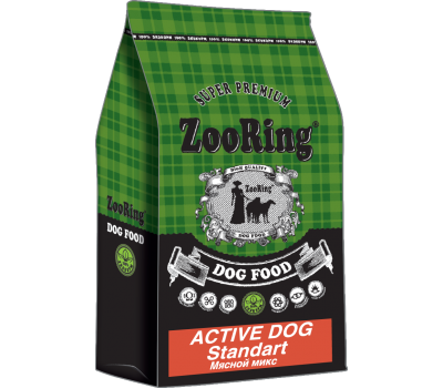 ZooRing Adult Dog Standart Мясной микс 20кг