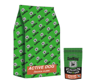 ZooRing Active Dog Лосось и рис глюкозамином и хондроитином 20кг